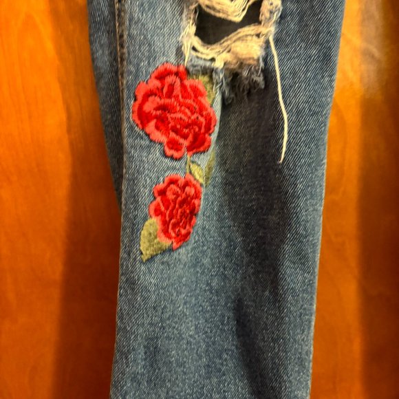 Hollister High‎ Rise Slim Straight Vintage Stretch Size 0R 24w 27l Distressed - Picture 9 of 16